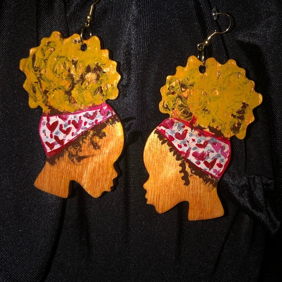 Homemade earrings - Picture 2 of 4